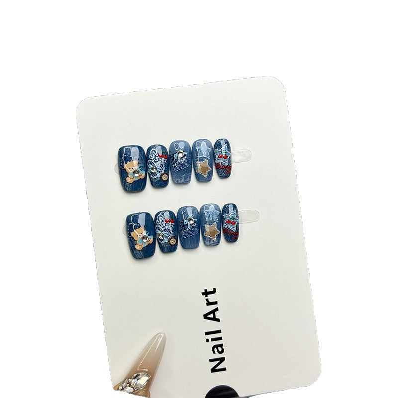 Whimsical Character Design Press-On Nails
