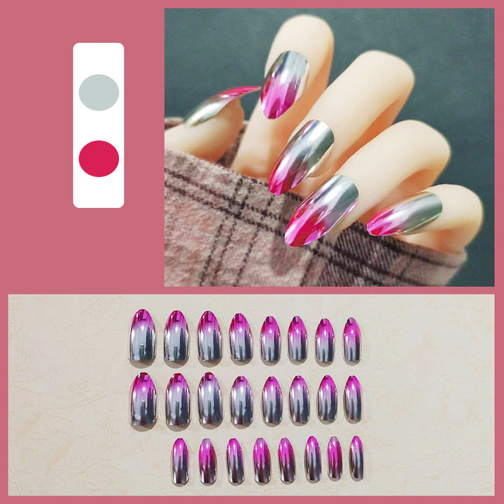 Creative artificial nails in modern gradient design Stornfield