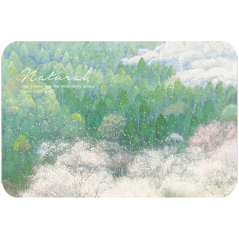 Artistic Illustration Desk Mat