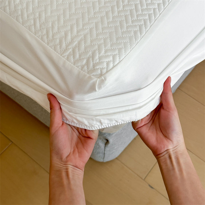 Quilted Waterproof Fitted Mattress Protector