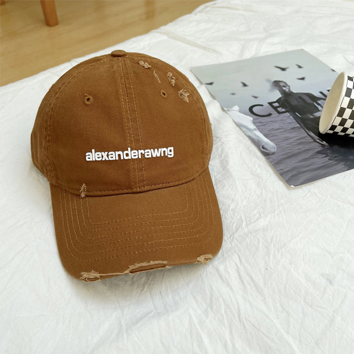 Unisex Distressed Cotton Baseball Cap Stornfield