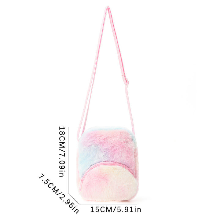 Fluffy shoulder bag with star motif Stornfield