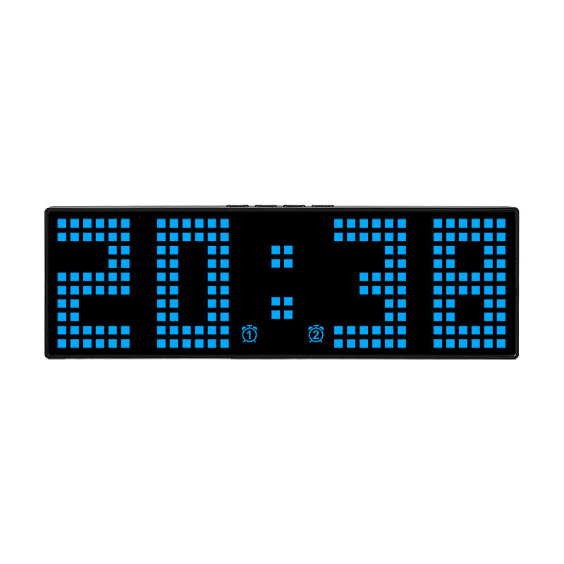 Digital LED alarm clock with color change Stornfield
