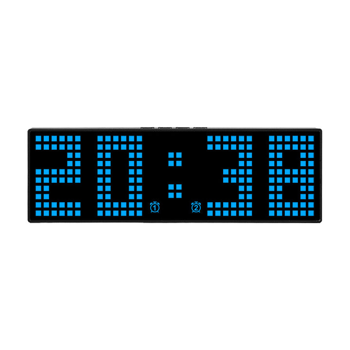 Digital LED alarm clock with color change Stornfield