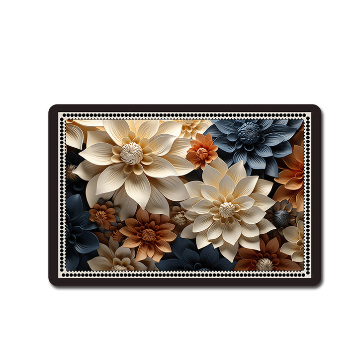 Floral Patterned Bath Mat Stornfield