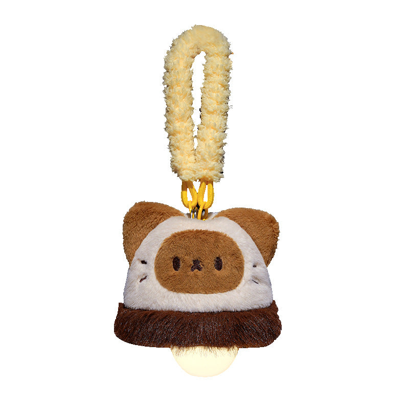 Plush pacifier holder with suction cup and cozy hanging loop