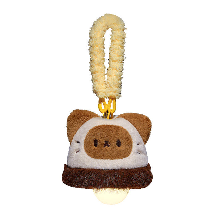 Plush pacifier holder with suction cup and cozy hanging loop