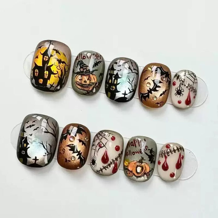 Artificial nails in Halloween design Stornfield