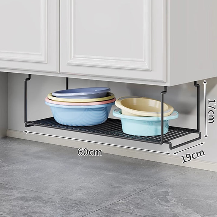 Under-Cabinet Hanging Sliding Wire Storage Shelf