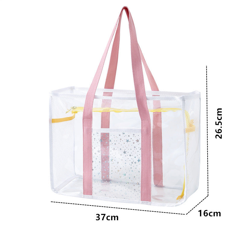 Transparent Mesh Shopping Tote Stornfield