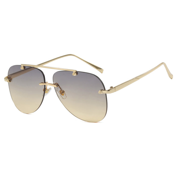 Women's elegant pilot sunglasses with UV protection and reflective lenses Stornfield
