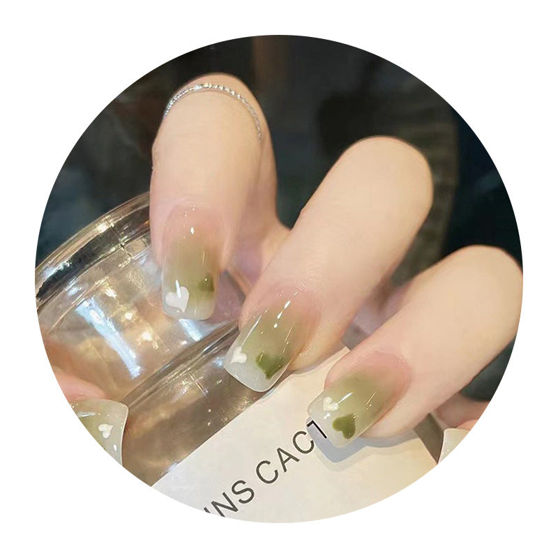 Sophisticated Glossy Press-On Nail Set Stornfield