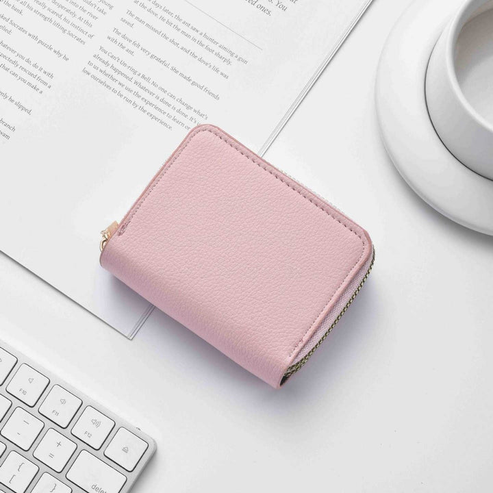 Stylish Textured Leather Zippered Wallet Stornfield