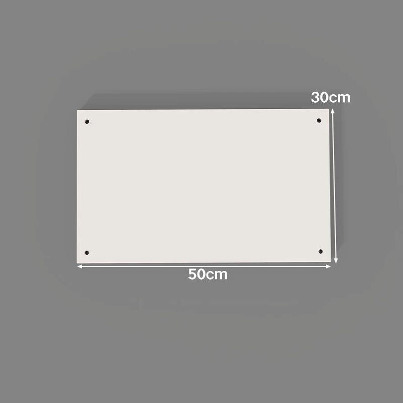 Heavy-Duty Square Mounting Cover Plate with Four Corner Fastener Holes