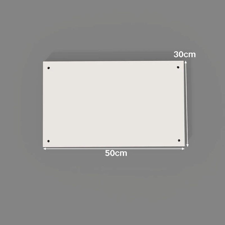 Heavy-Duty Square Mounting Cover Plate with Four Corner Fastener Holes