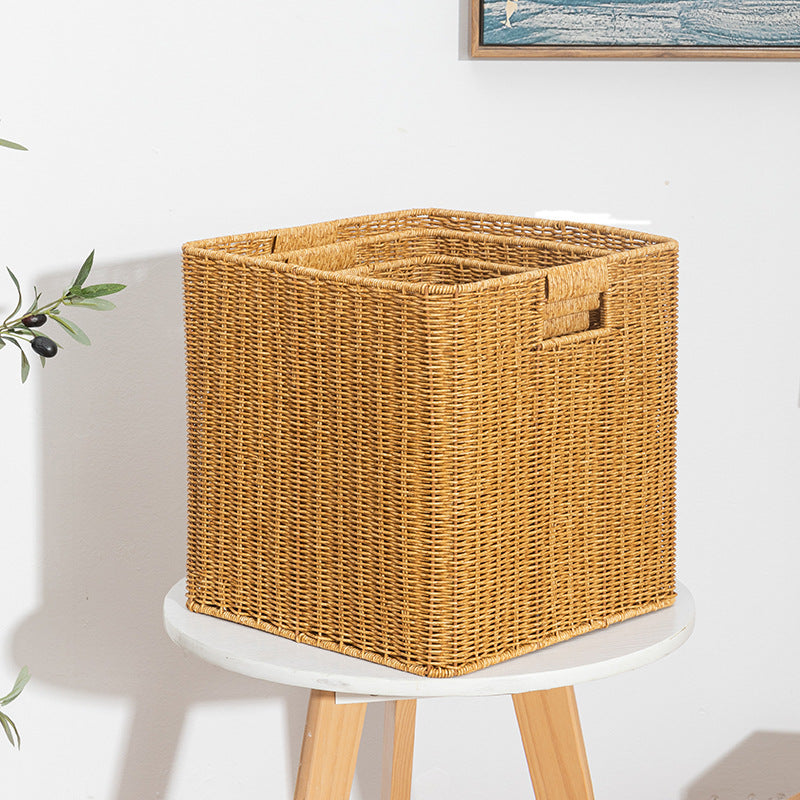 Rectangular Woven Storage Basket Stornfield