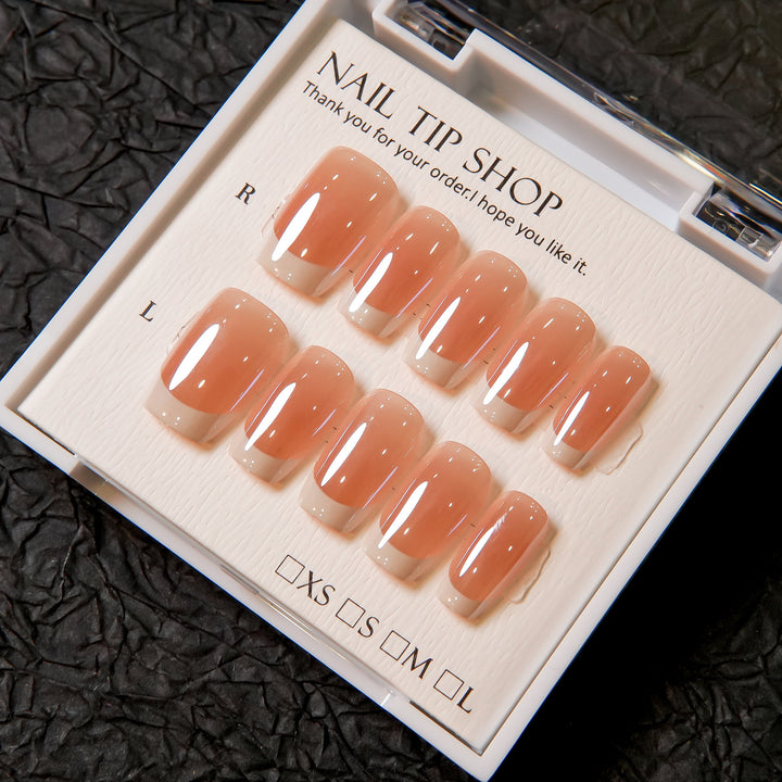 Natural Glossy Press-On Nail Tips