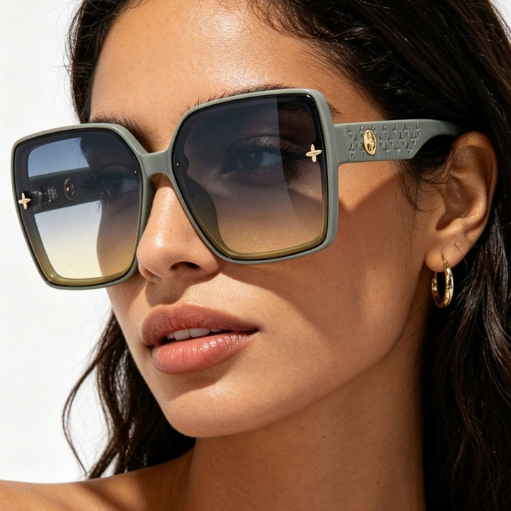 Women oversized square sunglasses with elegant design Stornfield