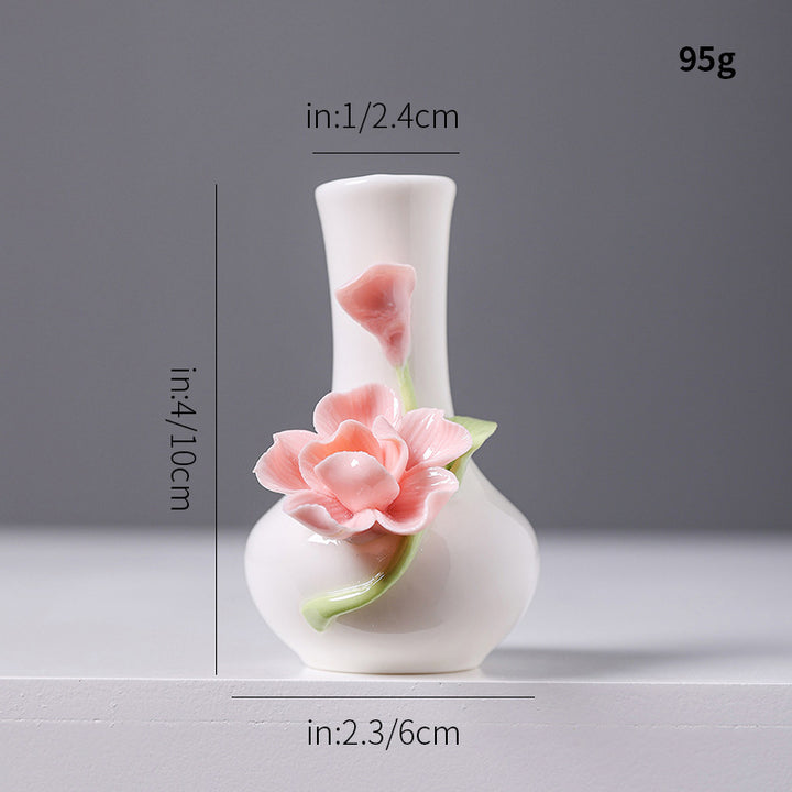 Floral Ceramic Vase