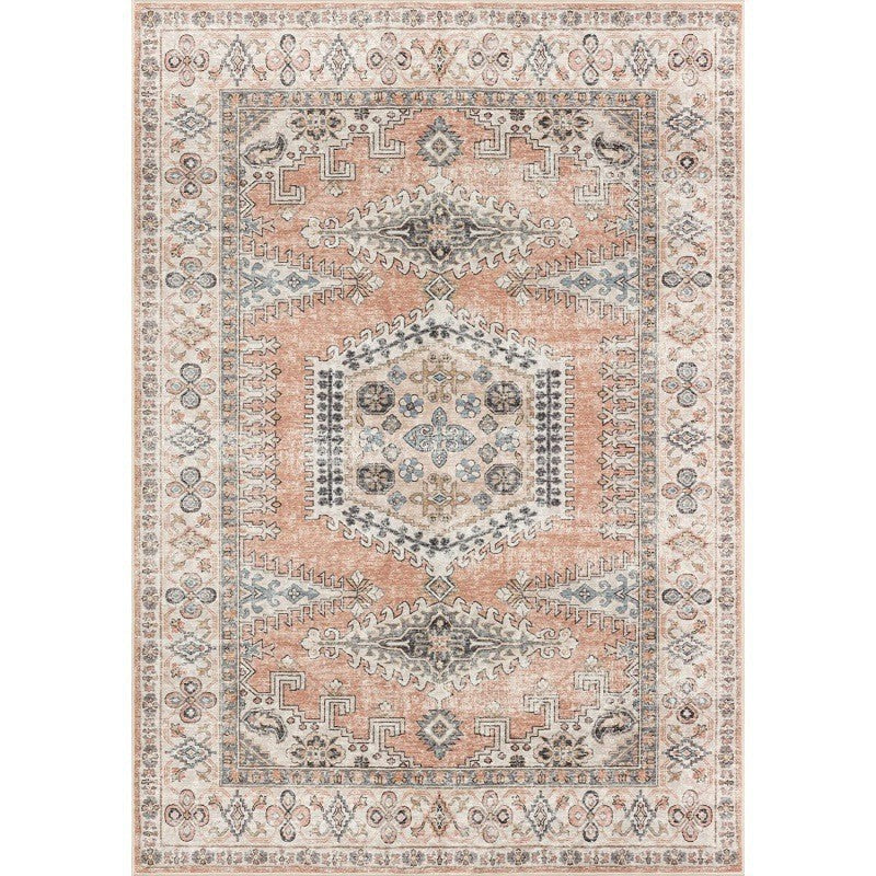 Vintage Floral Patterned Area Rug