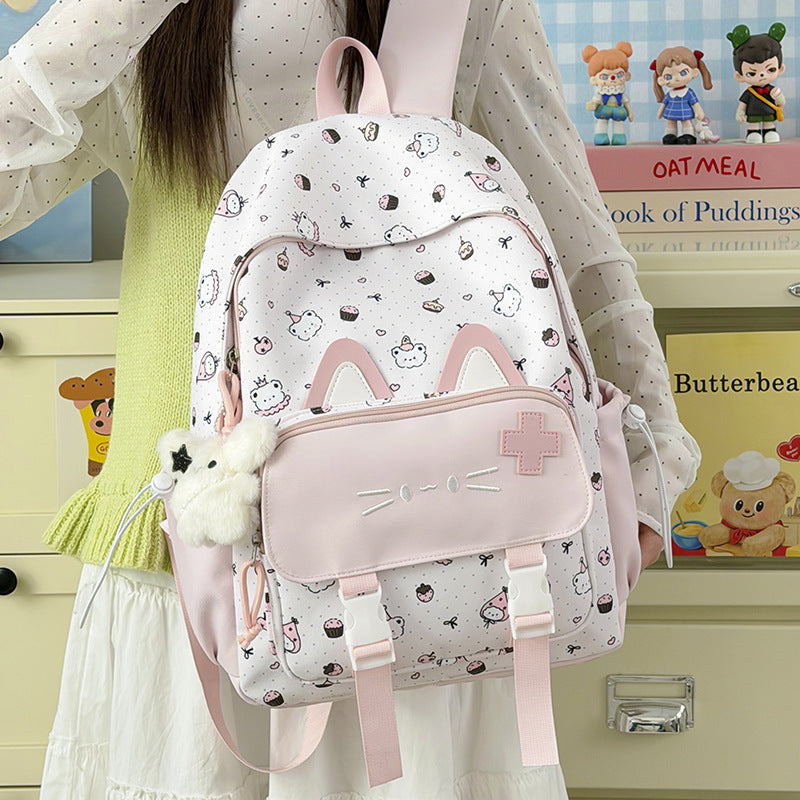 Cartoon-Themed Cat Ears Backpack Stornfield