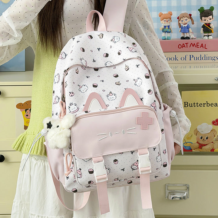 Cartoon-Themed Cat Ears Backpack Stornfield