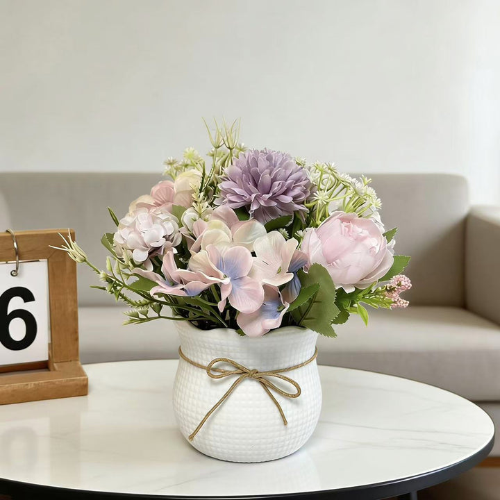 Artificial Orchid Plant Arrangement for Home Decor
