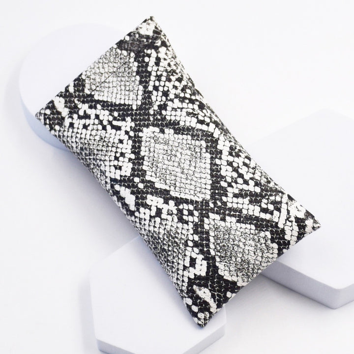 Stylish Snake Print Eyewear Case Stornfield