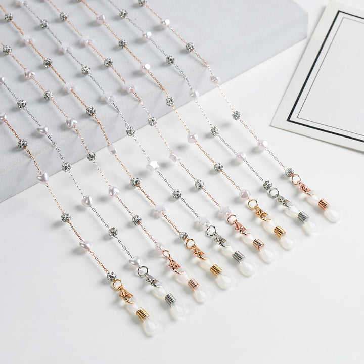 Pearl and Crystal Decor Eyewear Chain Stornfield