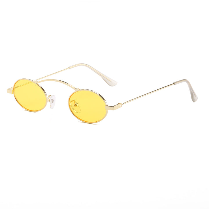 Women’s fashionable sunglasses with a unique circular frame and distinctive lenses Stornfield