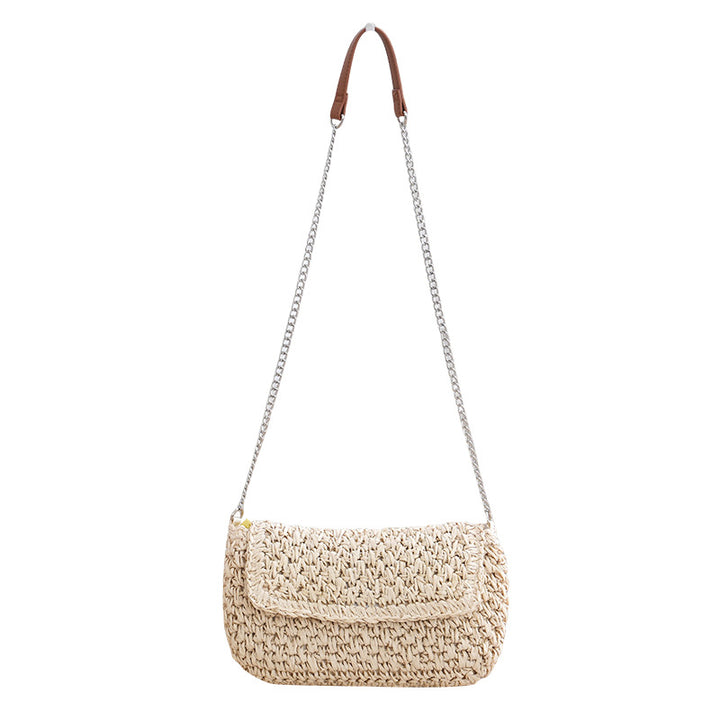 Handmade shoulder bag with metallic accents Stornfield
