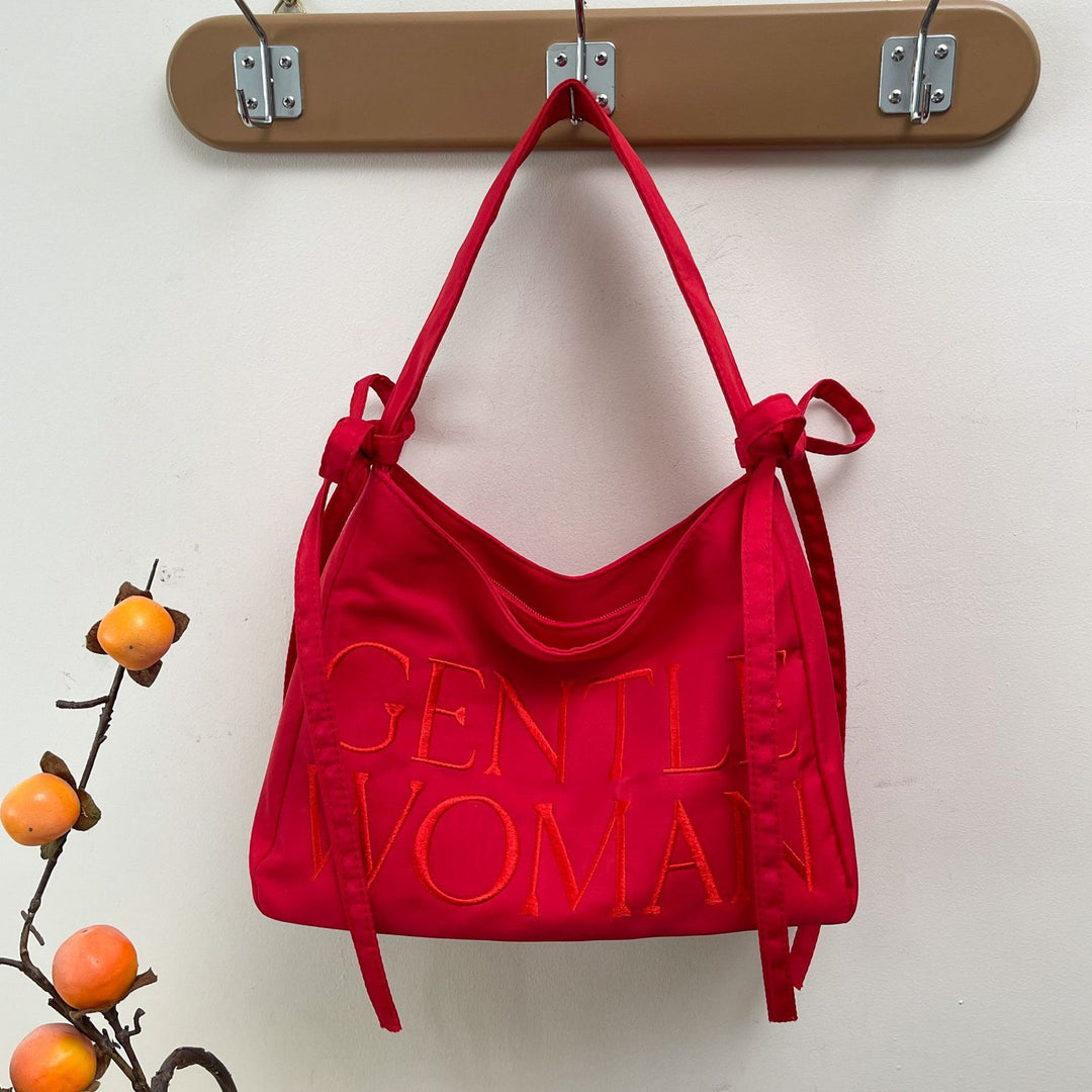 Stylish Satin Bucket Bag Stornfield