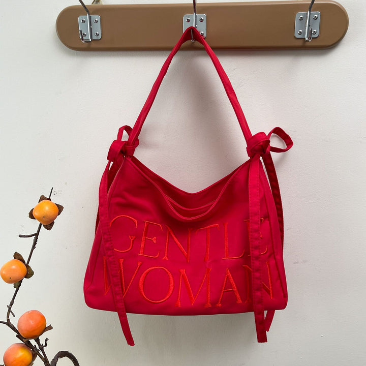 Stylish Satin Bucket Bag Stornfield
