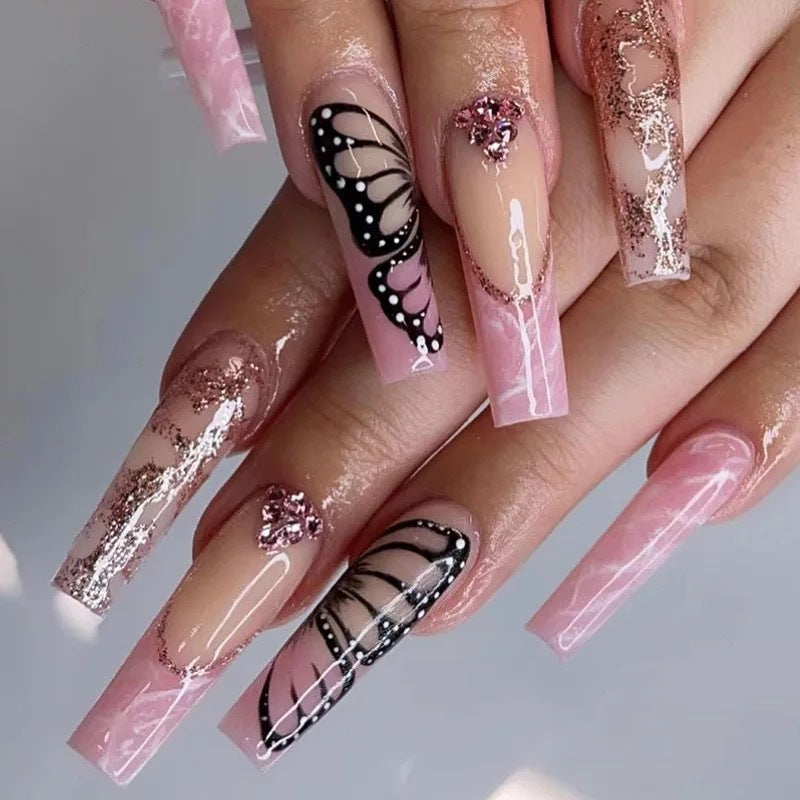 Artistic Acrylic Nail Set Stornfield
