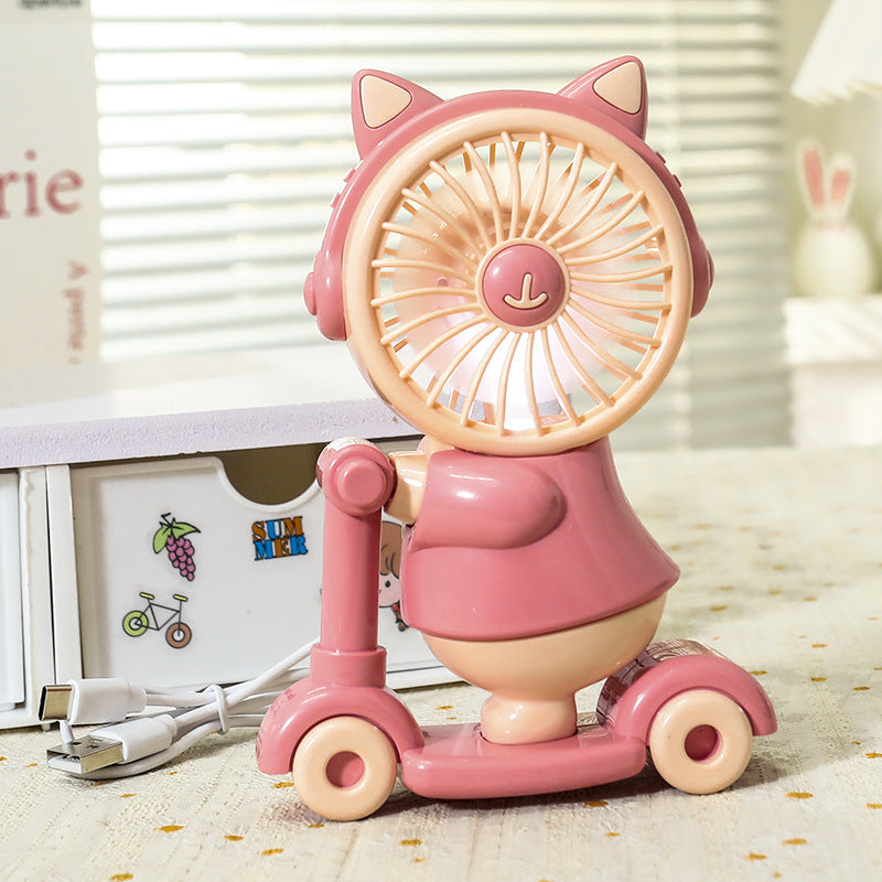 Women Funny Hand Fan in Animal Design Stornfield