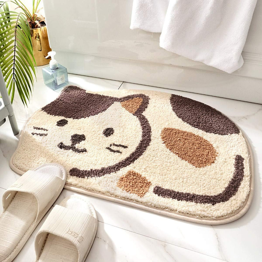 Cute Cat Design Bath Mat