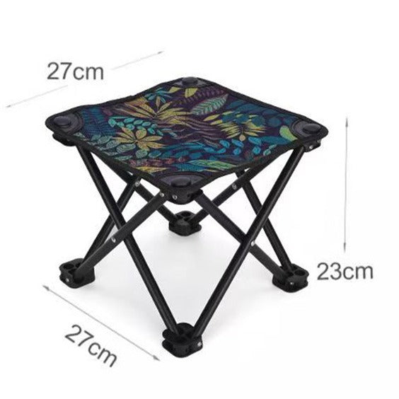 Foldable Camping Stool With Colorful Design Stornfield