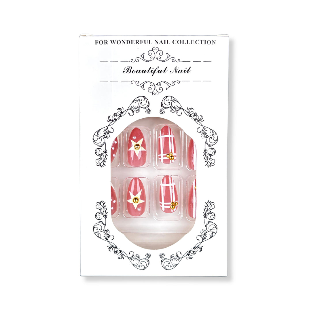 Decorative Nail Art Press-On Set 1790746018