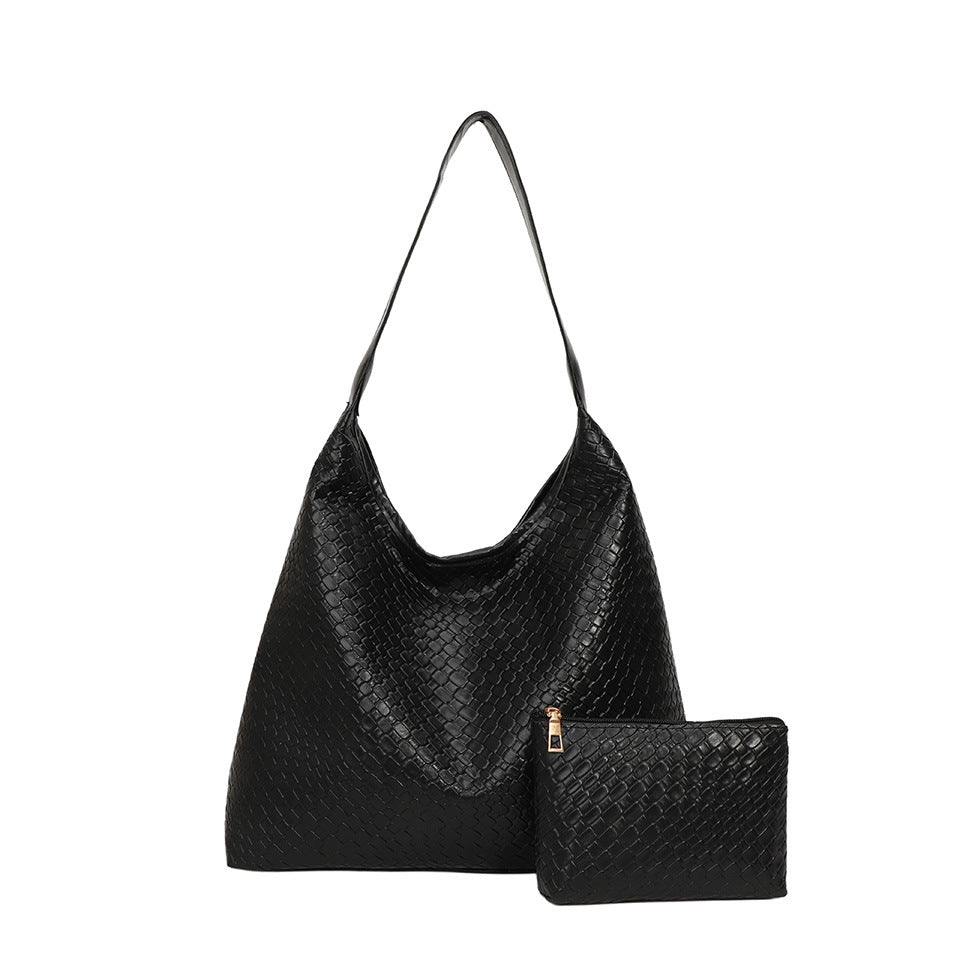 Woven Leather Shoulder Bag Stornfield