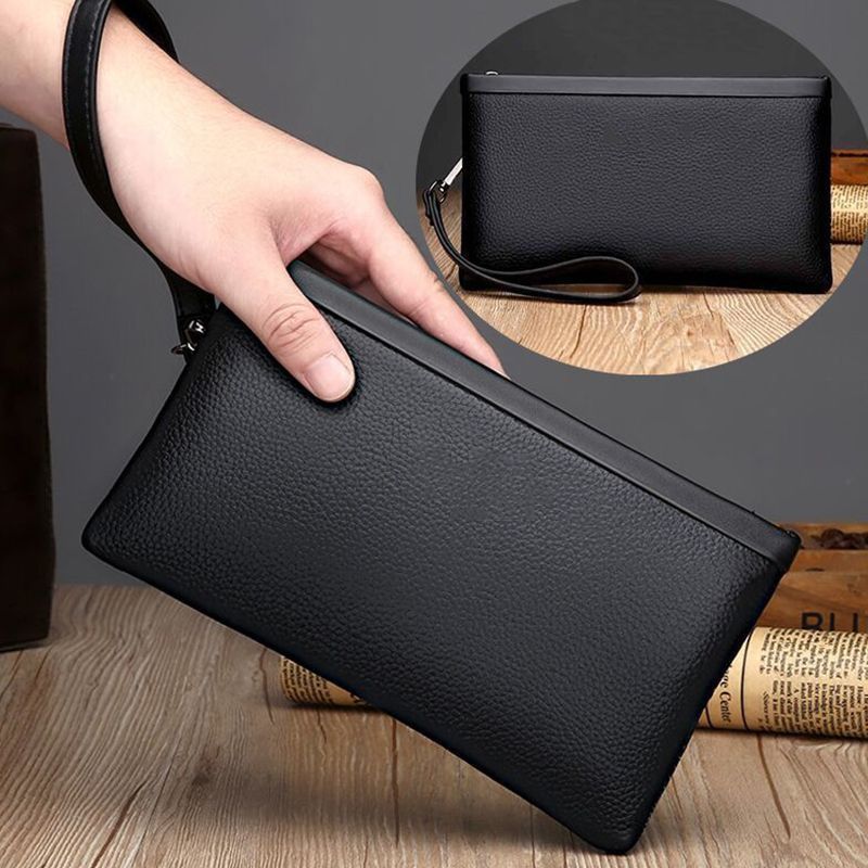 Chic Textured Zip Pouch Stornfield