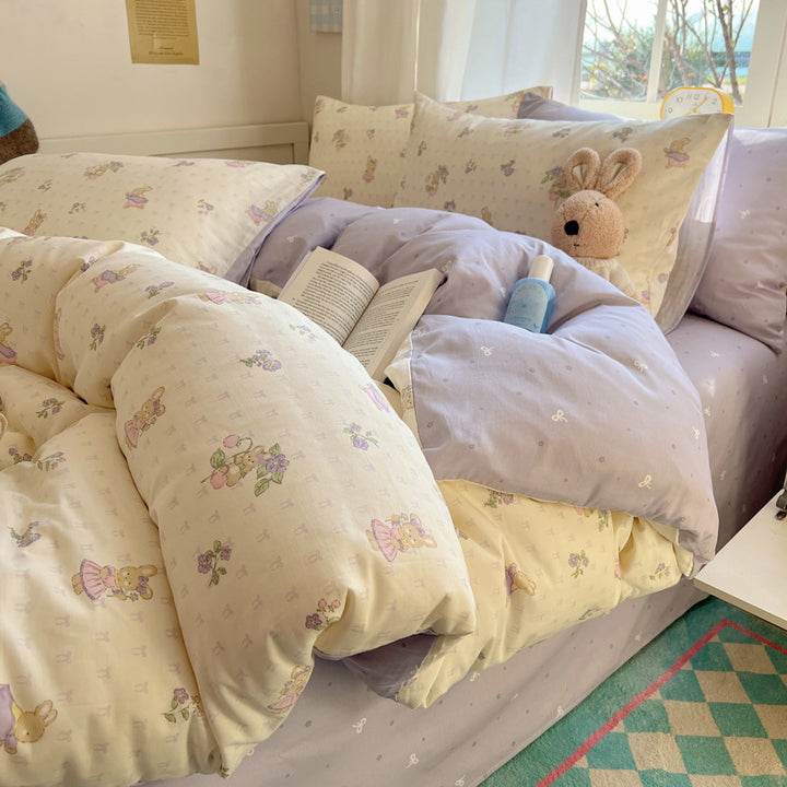 Cartoon-Themed Cozy Comforter Set