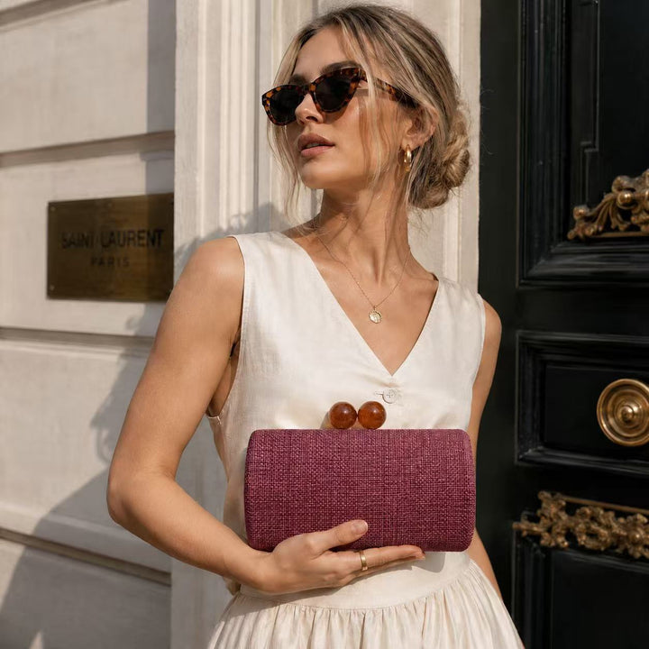 Handwoven Textured Clutch