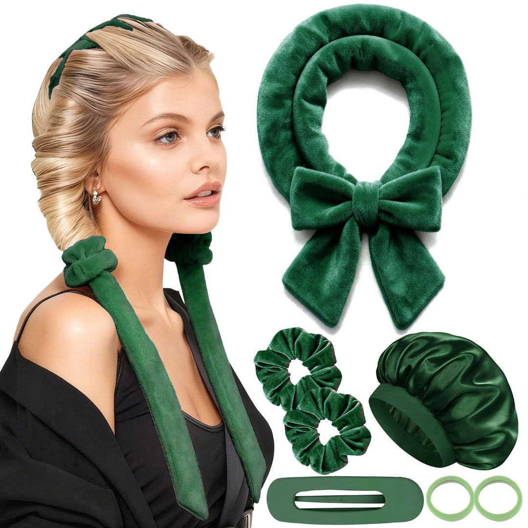 Heatless Satin Hair Curling Set