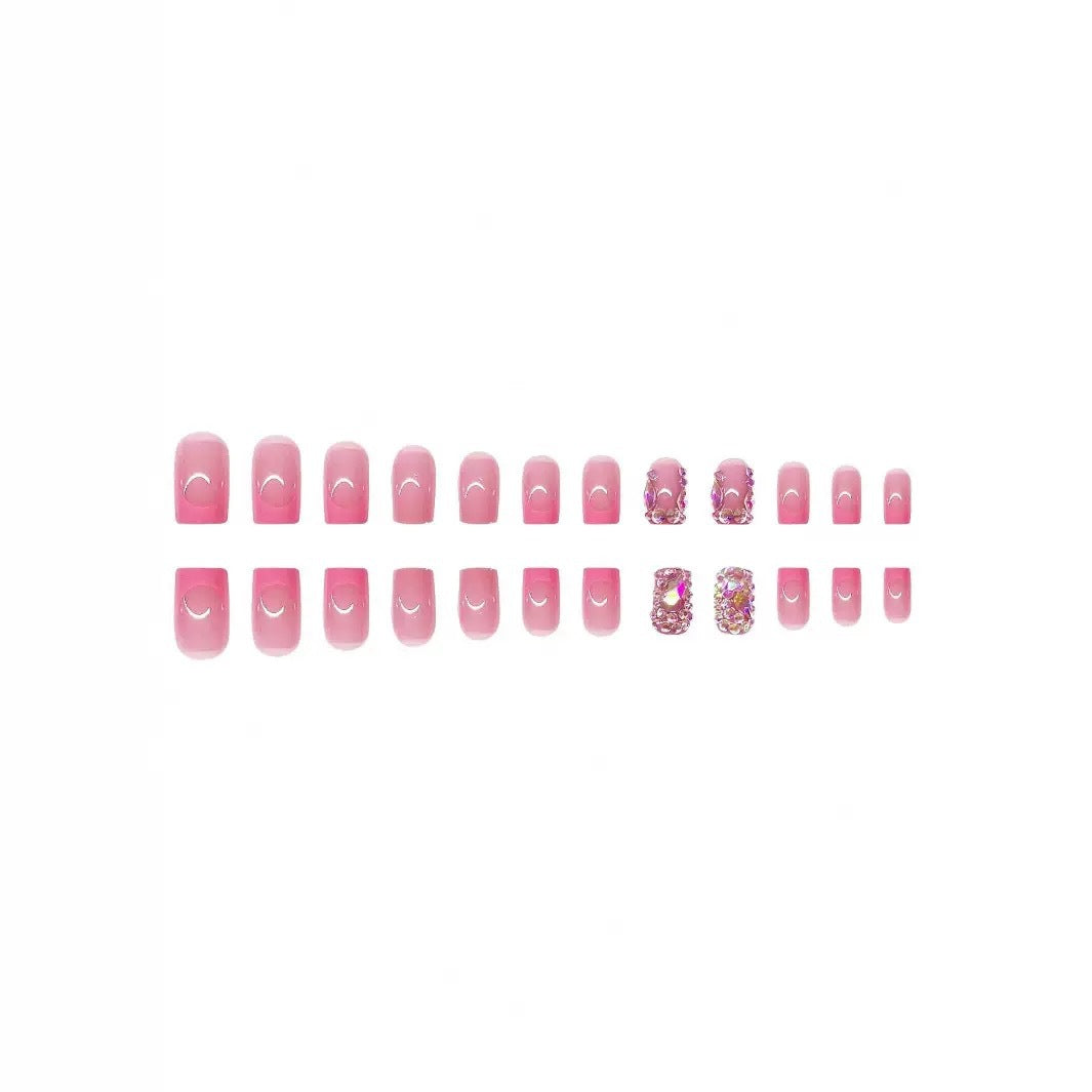 Decorative Nail Art Set with Rhinestone Accents Stornfield