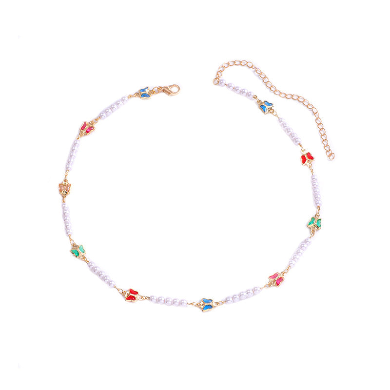 Decorative Pearl and Butterfly Eyewear Chain Stornfield
