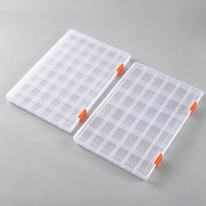 Transparent Multi-Compartment Craft Storage Organizer Stornfield