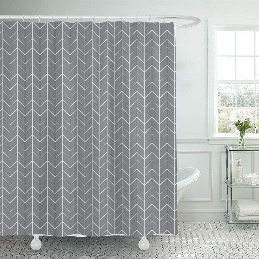 Modern Geometric Shower Curtain Stornfield