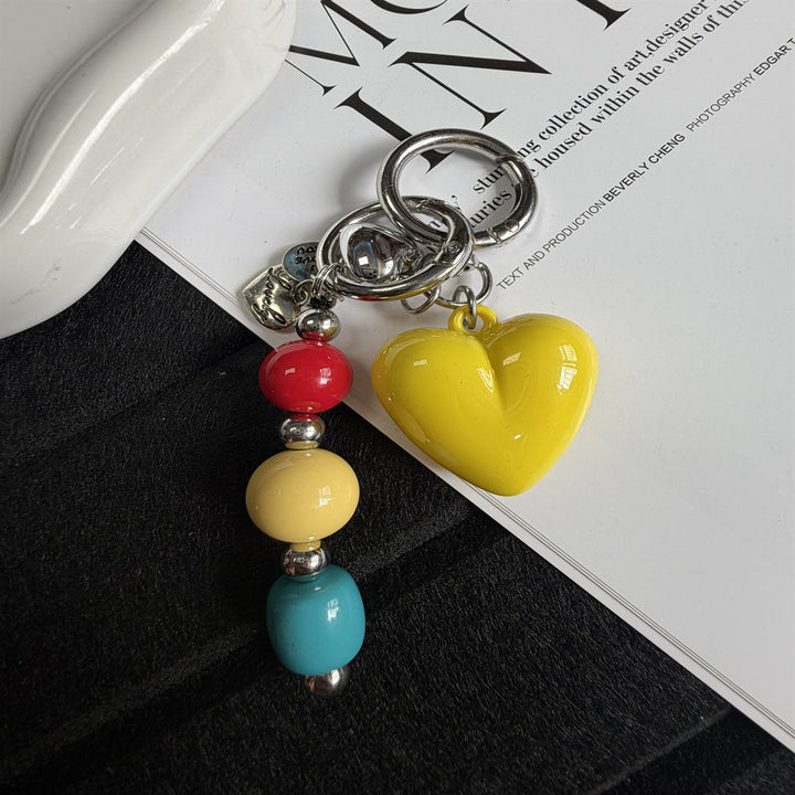 Decorative Heart-Themed Keychain Stornfield