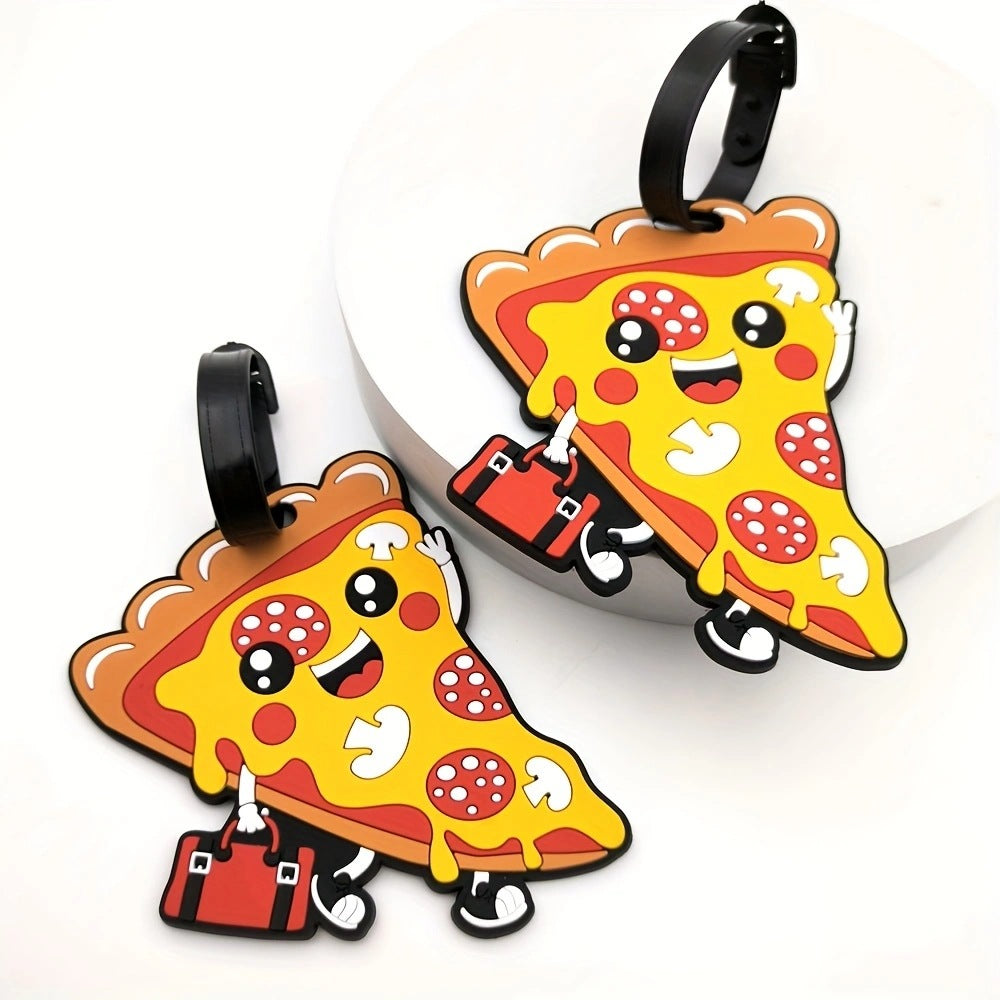 Playful Pizza Slice Luggage Tag Stornfield