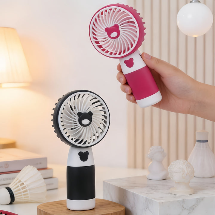 Women's portable handheld fan with joyful animal design Stornfield
